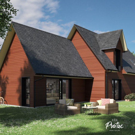 Bardage 20 x 123 Preserve Epicéa Profil Vicking 4.20 m