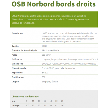 OSB 3 CONTI Zero 12mm BD