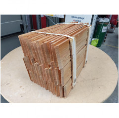 Bardeaux en Meleze 400mm chanfreinée