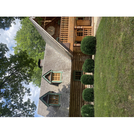 400 mm Bardeaux en Chataignier - Scié